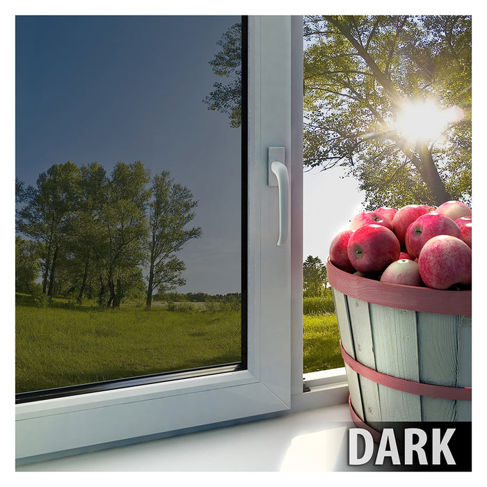 BDF EXS15 EXTERIOR Window Film Daytime Privacy and Sun Control Silver 15 (Dark)