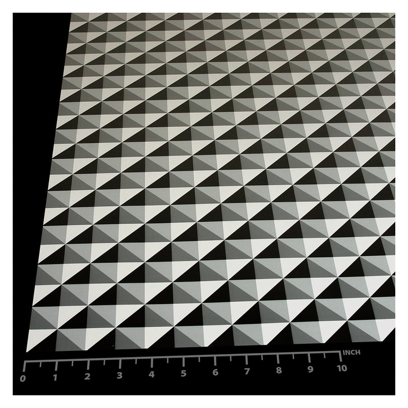 BDF 4WHTRI Decorative Window Film White Triangle