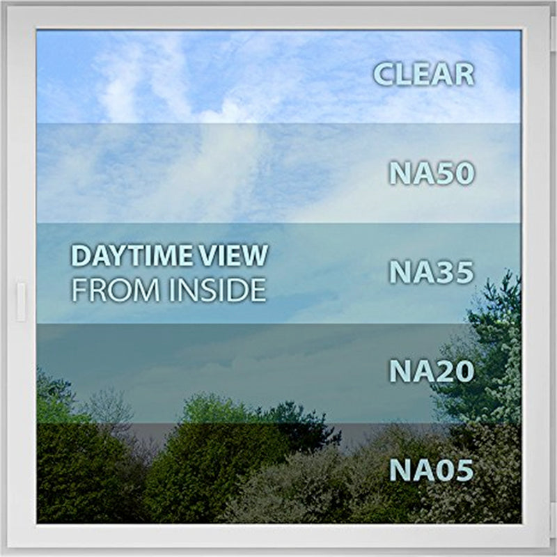 BDF NA35 Window Film Sun Control and Heat Rejection N35, Black (Medium)