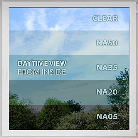 BDF NA50 Window Film Sun Control and Heat Rejection Black (Light)